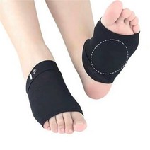 편안한 실리콘아치패드 주상골 족저근막염 지간신경종 깔창, (블랙)