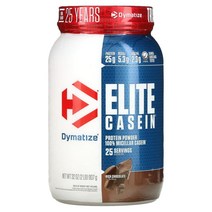 Dymatize 웨잇트 근육 건강 관리 엘리트 카세인 Elite Casein 리치 초콜릿 907g 1팩