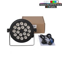 파이오니아 DJ케이스 2pcs 18x18w 6in1 rgbwa uv led 파 빛 야외 무대 dmx 제어 dj 18x12w 4in1 파 수 풀 세척 벽 shehd 파티 호환, 방수 없음 18x12w, 미국 플러그