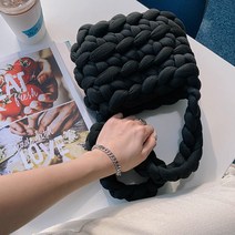 자이언트얀 빅얀 패브릭얀 루피 망고실 벨벳 가방만들기 핑거니팅, 벨벳자이언트얀(다크블루)1kg