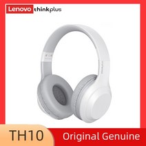 레노버 씽크플러스 TH10 LP40 무선 블루투스 헤드셋 오디오 인터페이스 듀얼 파워 라우드 스피커 스포츠, 02 TH10 white