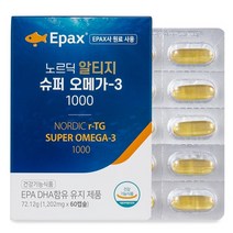 EPAX 노르딕 알티지 오메가3 60일분 영양제 혈액순환제 임산부 rtg 청소년 어린이 선물 갱년기 눈건강, 상세페이지 참조, 상세페이지 참조