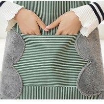 방수앞치마 타올달린손닦는앞치마 바리스타앞치마 브라운색상, 상세페이지 참조