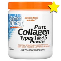 닥터스베스트 퓨어 콜라겐 Collagen 1형3형 파우더 가루 분말 200g7.1온즈