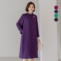 김여사 린디 브로치세트 원피스 엄마옷/마담옷/중년여성/40대/50대
