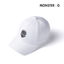 몬스터지 골프 데일리 여자 볼캡 화이트 MC21WBW-19, 여성용 화이트 MC21WBW-19