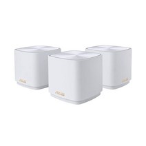 ASUS ZenWiFi AX Mini 메시 Wi-Fi 6 시스템 (AX1800 XD4 3PK) - 최대 4800 평방 피트 및 5개 이상의 방 전체 커버 AiMesh 화이트