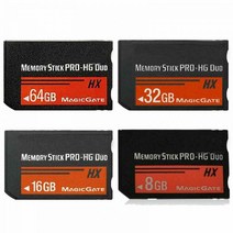 소니용 풀 리얼 용량 HX 게임 카드 사전 설치 메모리 스틱 8GB 16GB 32GB 64GB HG PSP 100020003000 MS 프로 듀오, 64G
