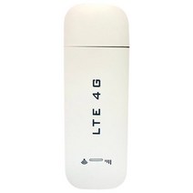 와이파이 증폭기 라우터 공유기 100Mbps 4G LTE USB 와이파이 모뎀 동글 자동, WHITE