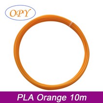 3D 필라멘트 재료 3D 프린터 펜 필라멘트 Pla 리필 10 미터 플라스틱 실크 나무, PLA 오렌지 10m, 중국, PLA 오렌지 10m