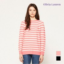 올리비아로렌 스트라이프 홀가먼트 니트 VOCBLUS1431
