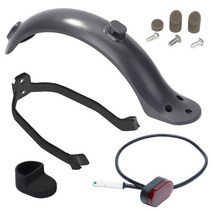 샤오미 킥보드 전동 스쿠터 리어 펜더 머드 가드 지원 미등 킥 샤오미 M365 Pro, 03 Grey set