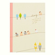 미도리 다이어리 일기 클로버 12313006, 작은 새