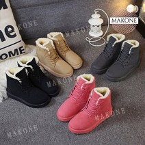 새로운 겨울 플러스 벨벳 패딩 스노우 부츠 여성용 따뜻한 면화 짧은 부츠 편안한 마틴 부츠