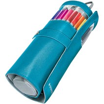 스테들러 트리플러스 화인라이너 20색 롤 필통 334 PC20 / 롤업 세트 / DRY SAFE 기능 / 인체 공학적 / 삼각 디자인 / 수성 라이너펜 / 선명한 색상, 블루