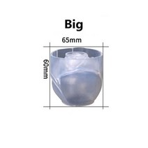 몰드 초 캔들 DIY 양초 실리콘 몰드 3D 장미 양초 모델링 클레이 수지 석고 몰드 아이스 큐브 트레이 초콜릿 케이크 베이킹 몰드, L