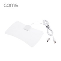 라이트컴 Coms ID626 안테나 수신기 TV12 디지털 TV 실내용 White 필름타입 [A]