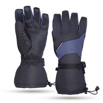 남성용 및 여성용 스키 & 스노우 장갑 방수 방풍 터치스크린 - L