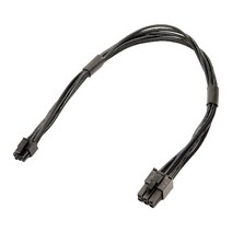 egpu PCIexpress GPU 6pinPCIe 6Pin 전원 공급 장치 케이블 PCIe 그래픽 카드 IOS G5mac Pro 용 코드, 01 Black