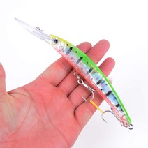 큰크랭크베이트 17cm 24g 움직이는 인공 미끼 미노우 페체베이스 파이크 잉어낚시 태클 1 개입, 10K