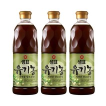 코스트코 샘표 유기농 자연콩간장 860ml x 3, 3개