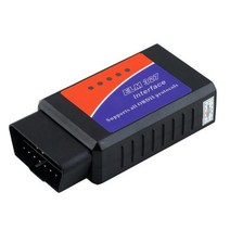 elm327 obdii obd2 bluetooth auto car 진단 인터페이스 스캐너 도구 점검 엔진 조명 끄기 mil 진단 도구, 검은색