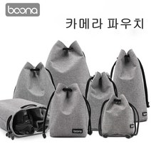 boona 소니 후지 캐논 니콘 필름 파우치 미러리스 카메라 dslr 가방 백, 그레이, boona 크로스백 H013