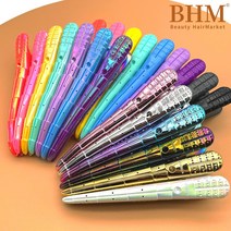 [BADAGA] 바다가 핀셋 악어클립 드라이 미용 헤어핀셋 커트핀 1P 22 풀컬러, 06.민트 (1개), 1개