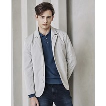 22SS [독일 수입 Comfortemp® 충전재] 베이지 단색 긴팔 자켓형 점퍼 DMJU2A301I1