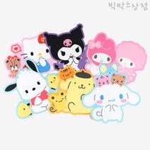 산리오캐릭터즈 마우스 패드 1p 컴퓨터 데스크패드 마이멜로디 쿠로미 시나모롤 헬로키티 포차코 폼폼푸린