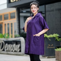 여성 남성 우비 레인코트 비옷 우의 반팔 자켓