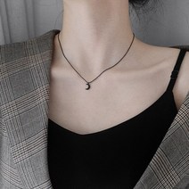 자동차 스파이더체인 스파이더 체인 커버 부품 Ins 콜드 바람 간단한 블랙 문 펜던트 트렌드 2021 여성용