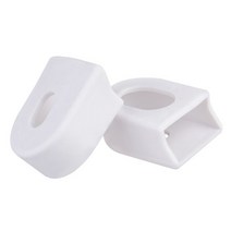 픽시크랭크 실리콘 자전거 암 프로텍터 커버 산악 도로 자전거 범용 세트 보호 캡, 하얀