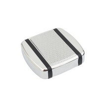무선 공기압 종아리 맛사지 안마기 다리 마사지기 무릎 임산부, Chrome Knurled Ped