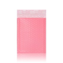 10 팩 검은 거품 포장 가방 비즈니스 용품/선물/봉투/보석 패키지 가방 안티-압출 방수, 06.18x23cm, 10개, 02.분홍색