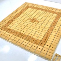 중년아빠 택시기사 시원한 대나무방석 대기실 간편청소 여름 쿠션