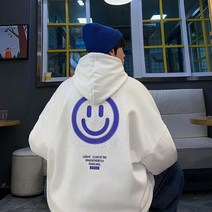 [당일출고] 눈꽃스마일 오버후드티 남녀공용