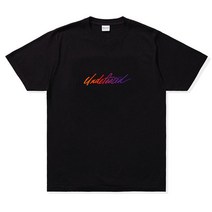 UNDEFEATED 라운드 넥logo스타 인쇄 느슨한 캐주얼 짧은 소매 T남성과 여성을위한 티셔츠