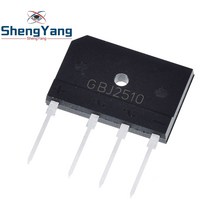 5pcs 25a 1000 v 다이오드 브리지 정류기 gbj2510 zip 재고 있음 전자 부품 액세서리 소스, 한개옵션0