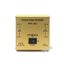 MPA 엠피에이 PPA-202 팬텀전원 2채널/교회음향/콘덴서마이크적용/PHANTOM POWER