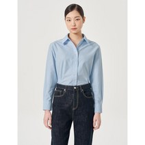 에잇세컨즈 레귤러핏 옥스포드 스트라이프 셔츠 스카이 블루 323164LY2Q