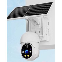 무선 CCTV 태양열 야외 설치 농장 농막 보안 모니터링, 30일 반복 녹화 1080p 4mm