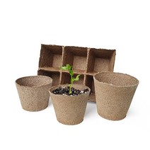 마이플랜트 원형 사각 지피포트 피트모스 친환경 포트 화분