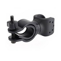 엔템 자전거 라이트 거치대 360회전 브라켓 연장킷 후레쉬 전조등 램프, 검정, 1개