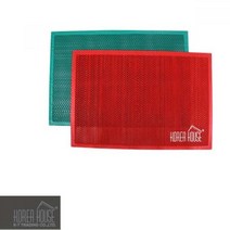 PVC 현관매트 발매트 미끄럼방지 카펫 출입구 발판 어서오십시오 50x80cm, 색상_그린
