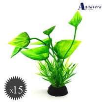 아쿠아테라 어항장식 인조수초 AT301P 15p, 혼합색상, 1개