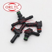 연료 주입기 10pcs 오일 리턴 파이프 조인트 씰링 링 리턴 오일 역류 조인트 파이프 t 및 l 유형 bosch denso 디젤 인젝터 플라스틱, 덴소 l 타입용
