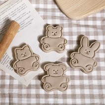 앉은 곰 쿠키커터 곰돌이 쿠키틀 아기곰 동물 모양틀