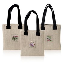 고급 누비손자수 에코가방(소)T