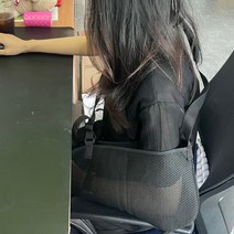깁스용 팔걸이 엘보 팔고정 보호대 암슬링 블랙, 1개